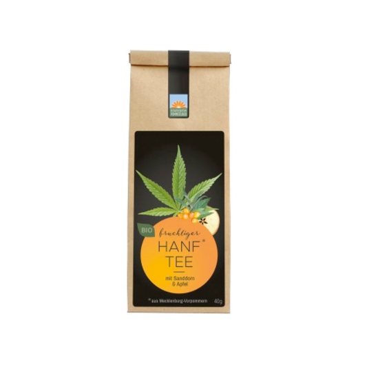 Bio Kräutergarten Pommerland Fruchtiger Hanftee 40g