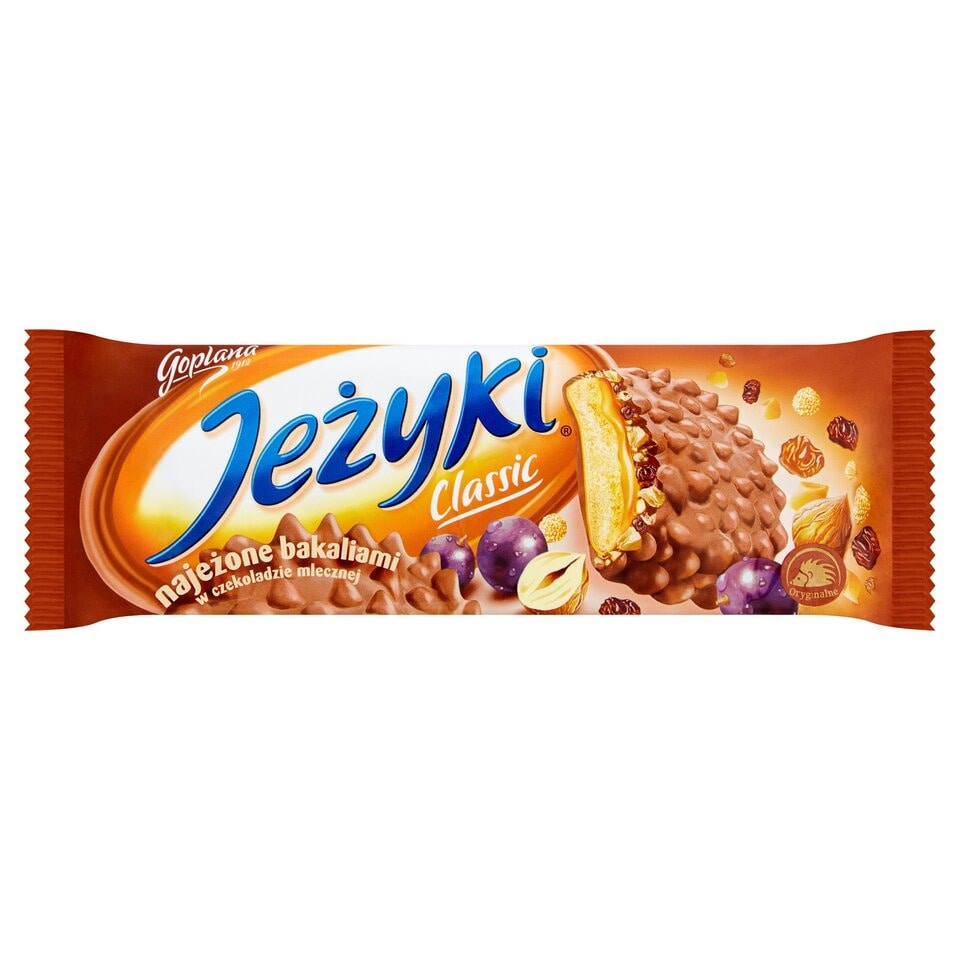 Jutrezenka Schokokekse Jezyki Classic Karamel Haselnuss Rosinen 140g