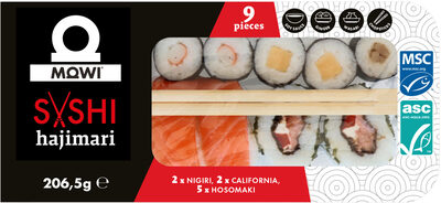 Mowi Map Small Sushi Set 206,5g