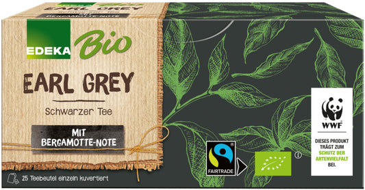 Bio EDEKA Schwarztee Earl Grey 25ST 50g