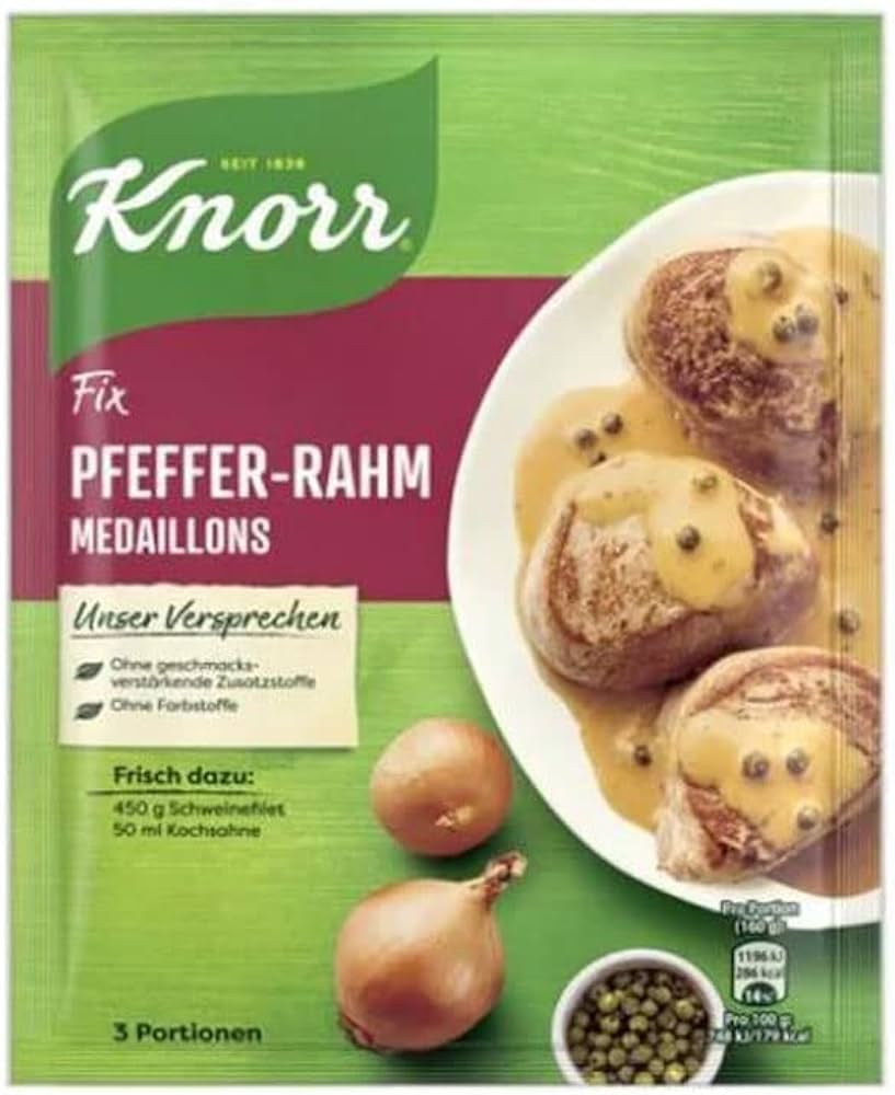 Knorr Fix Pfeffer Rahm Medaillons 35g