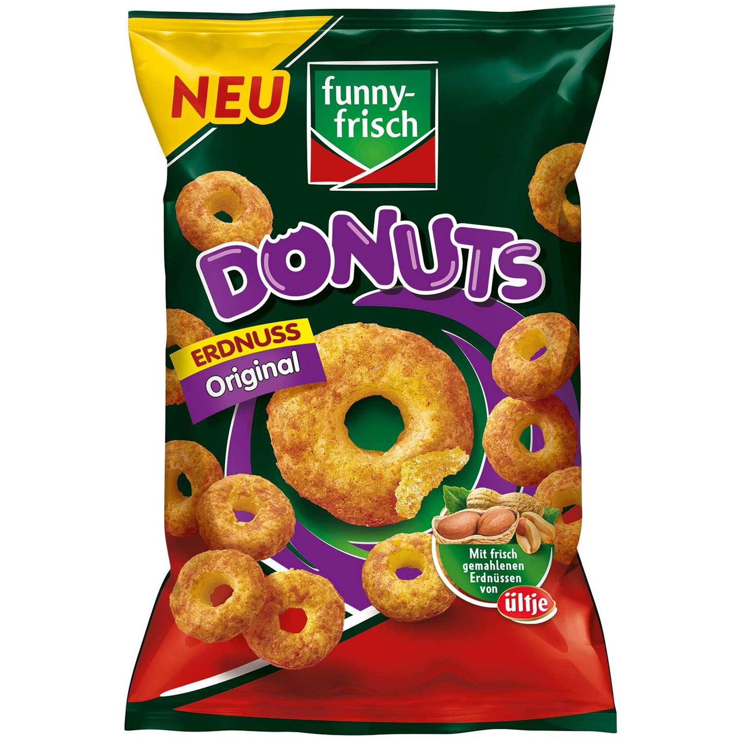 Funny-frisch Donuts Erdnuss Original 110g