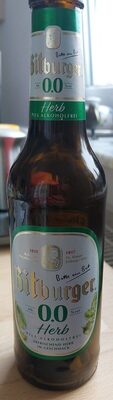 Bitburger Herb alkoholfrei 0,0% 0,33l MW