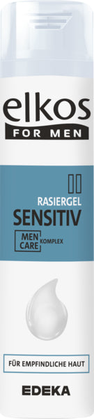 EDEKA elkos for Men Rasiergel sensitiv 200ml