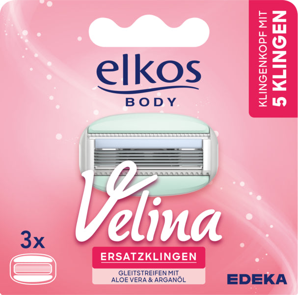 EDEKA elkos Body Damen Rasierklingen 5-Klingen 3ST