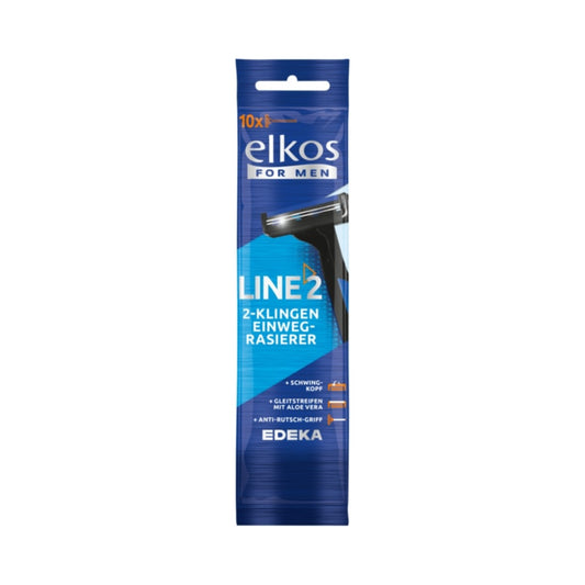 EDEKA elkos Men Einwegrasierer 2-Klingen 10ST
