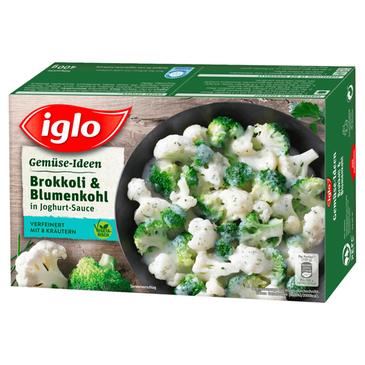 Iglo Gemüse-Ideen Brokkoli-Blumenkohl in Joghurtsauce 400g