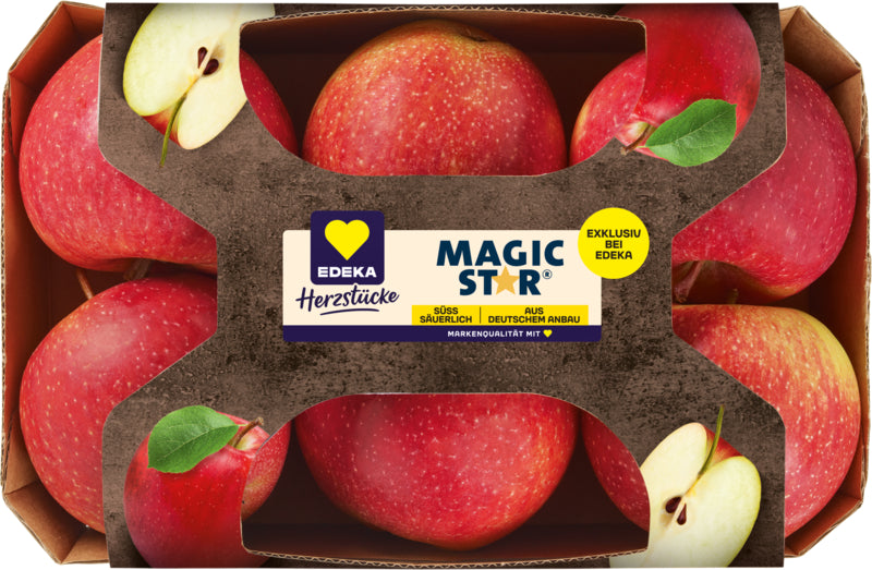 EDEKA Herzstücke Äpfel Magic Star SQ159 Deutschland Klasse I 1kg Karton