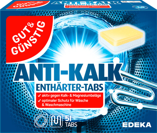 GUT&GÜNSTIG Anti-Kalk Tabs 51x16g