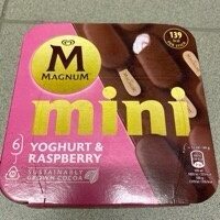 Langnese Magnum Mini Yoghurt & Raspberry 6x55ml