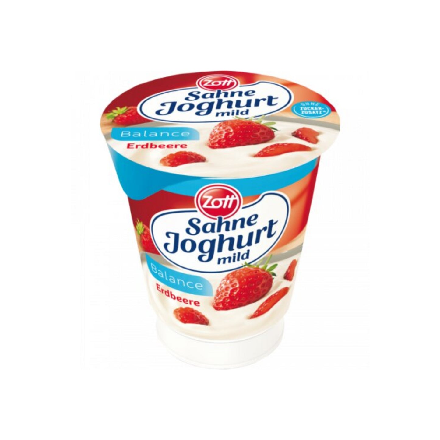 Zott Sahnejoghurt Balance Erdbeer 150g