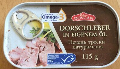 Dovgan Dorschleber in Öl 115g