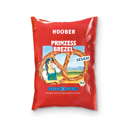 Bio Huober Prinzess Brezel mit Salz 125g
