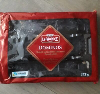 Lambertz Dominos zartbitter 175g