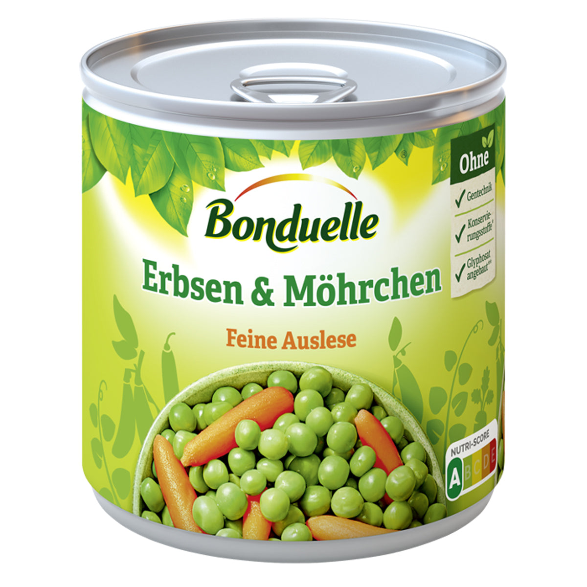 Bonduelle Erbsen mit Möhrchen feine Auslese 400g