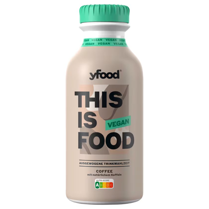 yfood Trinkmahlzeit Vegan Coffee 0,5l DPG