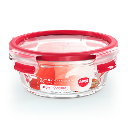Emsa Frischhaltedose Clip&Close Glas 600ml