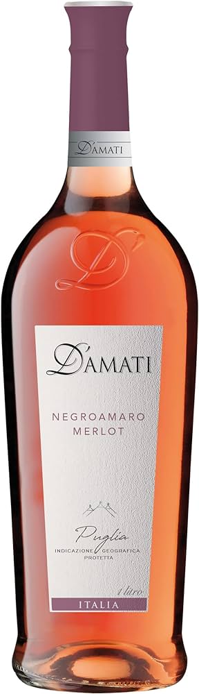 D'Amati Negroamaro Merlot Rose halbtrocken 1l