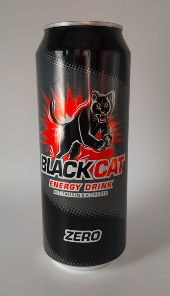 Black Cat Zero Energy Drink 0,5l DPG