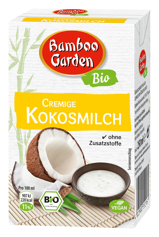 Bio Bamboo Garden Kokosmilch 250ml