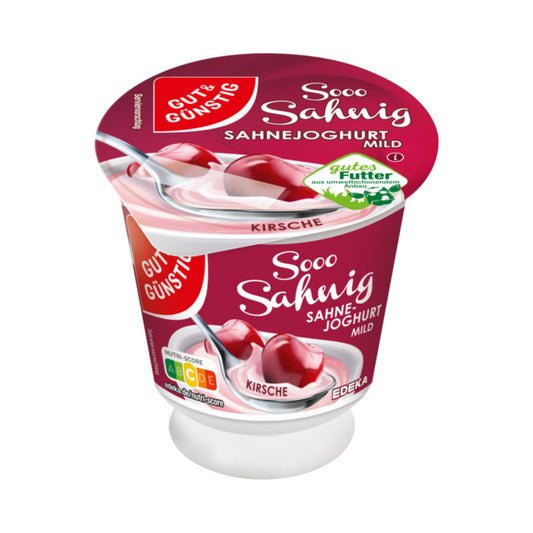 GUT&GÜNSTIG Sahnejoghurt mild Kirsch 150g