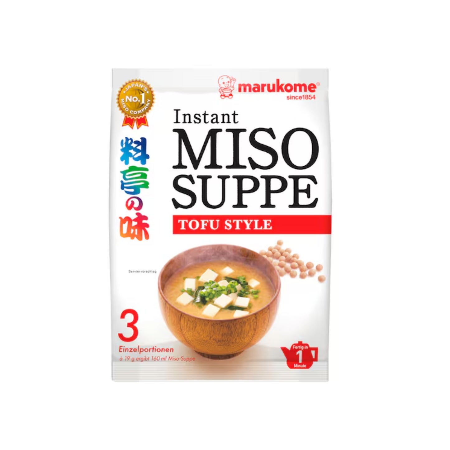 Marukome Miso Suppenpaste Tofu 57g