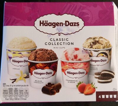 Häagen Dazs Classic Collect 4x95ml