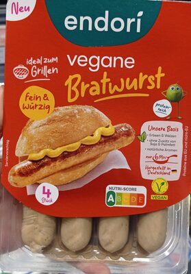 Endori vegane Bratwurst 220g