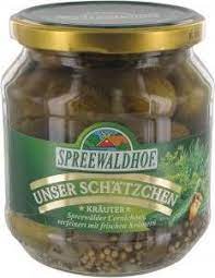 Spreewaldhof Unser Schätzchen Cornichons Kräuter (Spreewälder Gurken) 530g