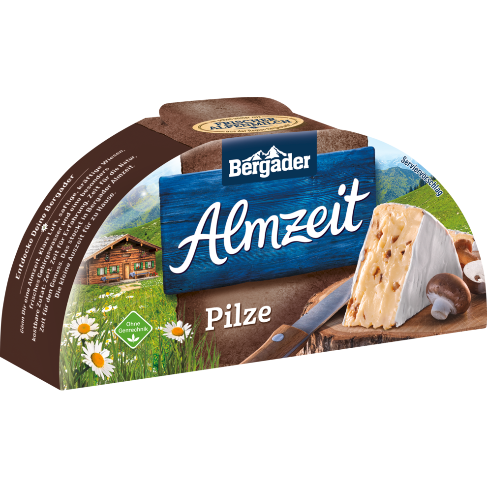 Bergader Almzeit Pilze 60% Doppelrahmstufe 175g