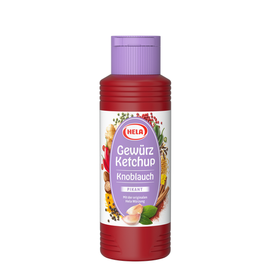 Hela Gewürz Ketchup Knoblauch pikant 300ml