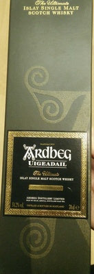 Ardbeg Whisky Uigeadail 54,2% in Geschenkpackung 0,7l