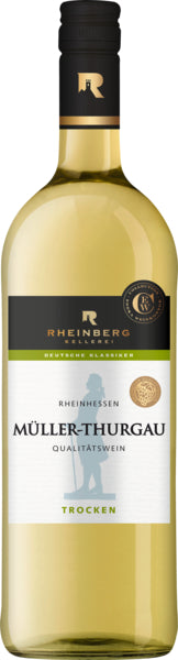 Rheinberg Kellerei Müller Thurgau QbA weiß Rheinhessen trocken 1l