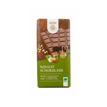 Bio Gepa Nougat Schokolade 100g