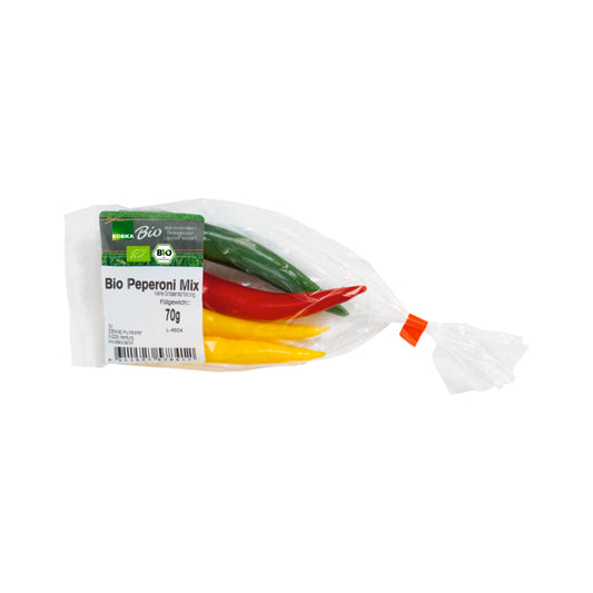 Bio Peperoni Mix Spanien Klasse II 50g Beutel / Flowpack