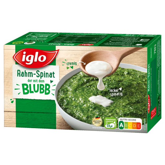 Iglo Rahm Spinat portionierbar 750g