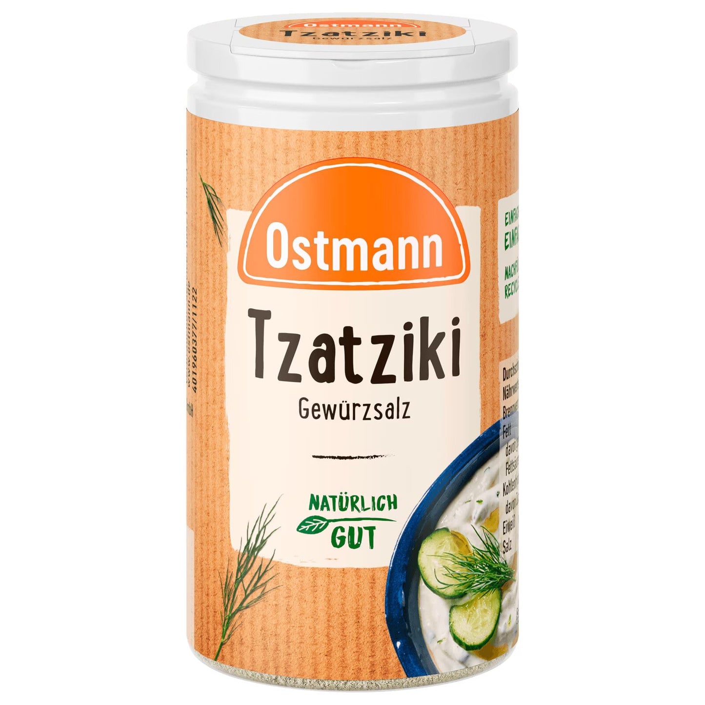 Ostmann Tzatziki Gewürzsalz 60g