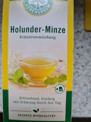 Bio Lebensbaum Holunder Minze Tee 20x1,5g