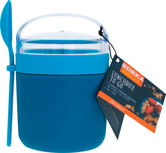 EDEKA zuhause Lunchbox mit Aufsatz klein