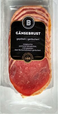 Berschneider Gänsebrust geräuchert 80g