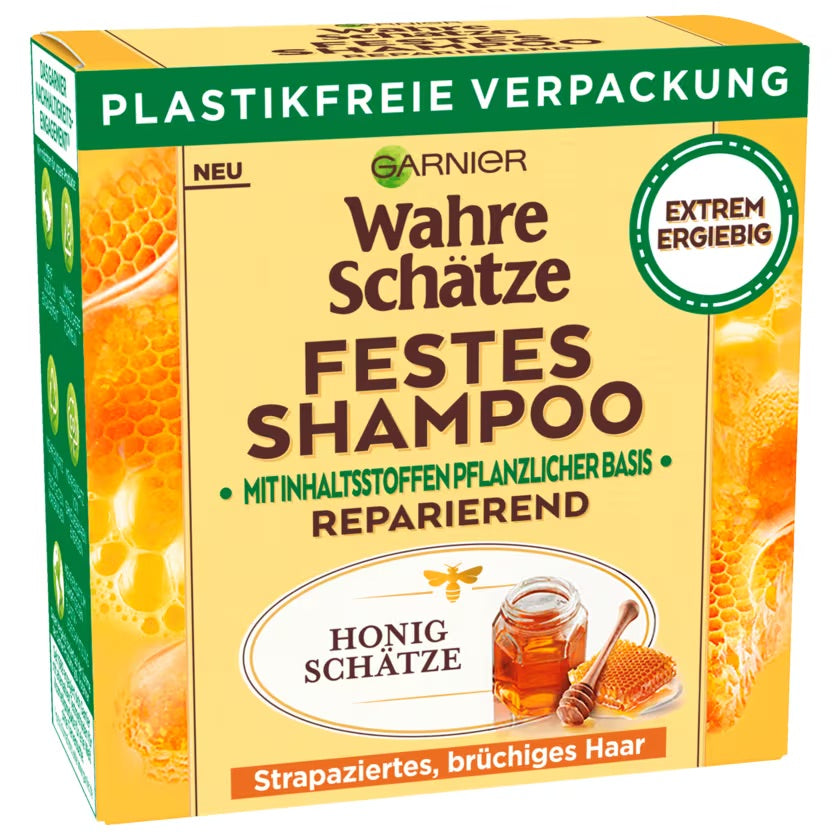 Garnier Wahre Schätze Festes Shampoo Honig Schätze 60g