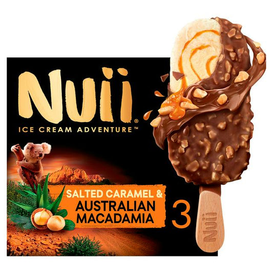 Nuii Salted Caramel&Australien Macadamia 3x90ml