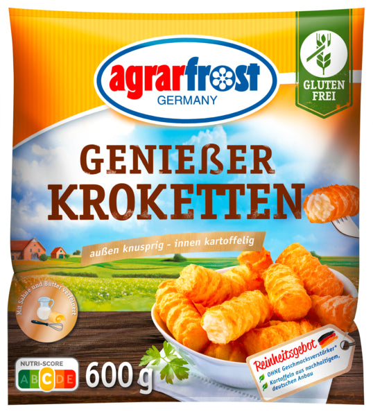 Agrarfrost Genießer Kroketten glutenfrei 600g