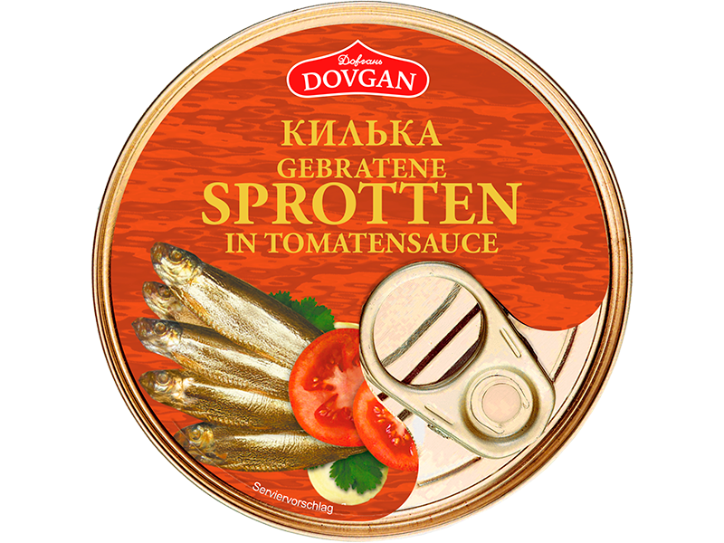 Dovgan Kilka Sprotten in Tomatensauce 240g