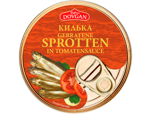 Dovgan Kilka Sprotten in Tomatensauce 240g