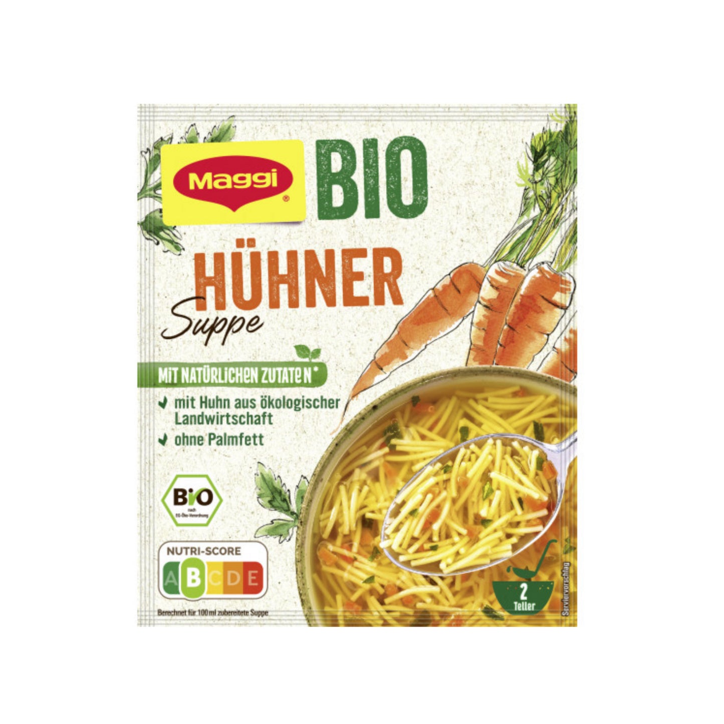 Bio Maggi Hühner Suppe für 500ml