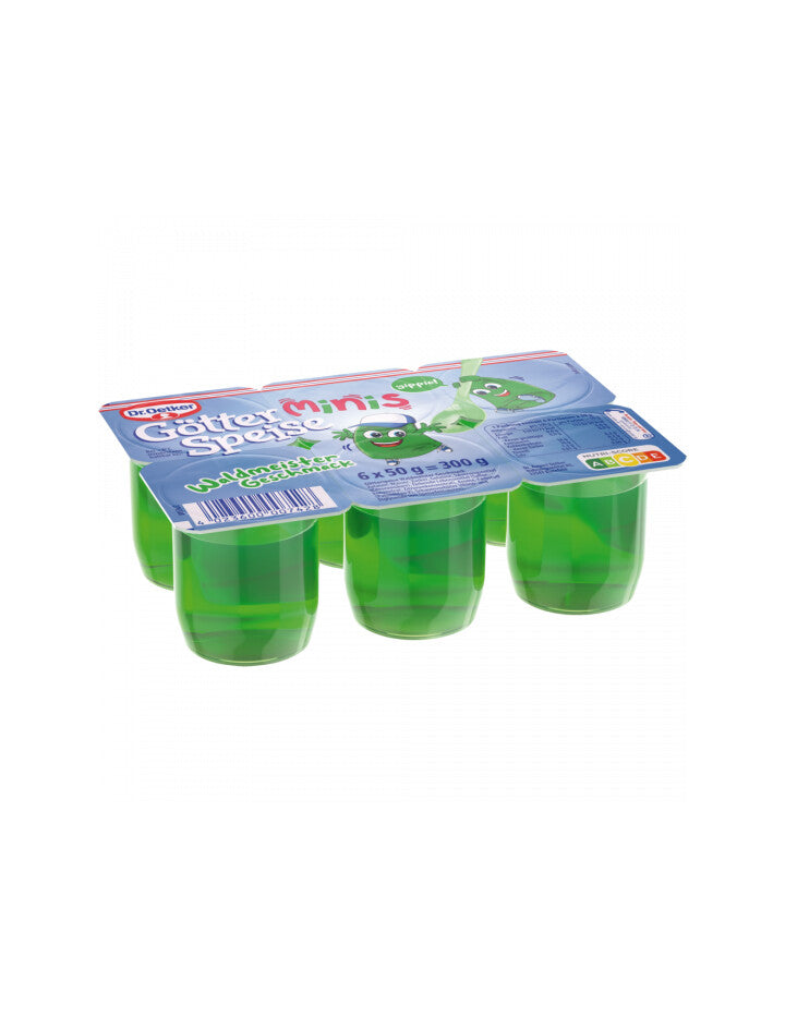 Dr.Oetker Götterspeise Minis Waldmeister-Geschmack 6x50g