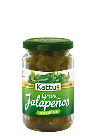 Kattus Jalapeno Geschitten Grün 300g