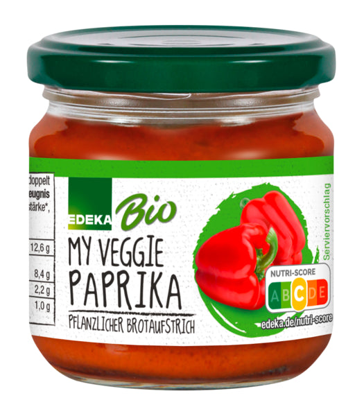 Bio EDEKA My Veggie Veganer Brotaufstrich Paprika 180g