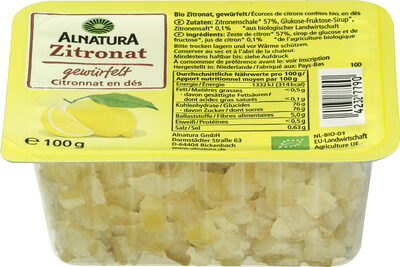 Bio Alnatura Zitronat 100g